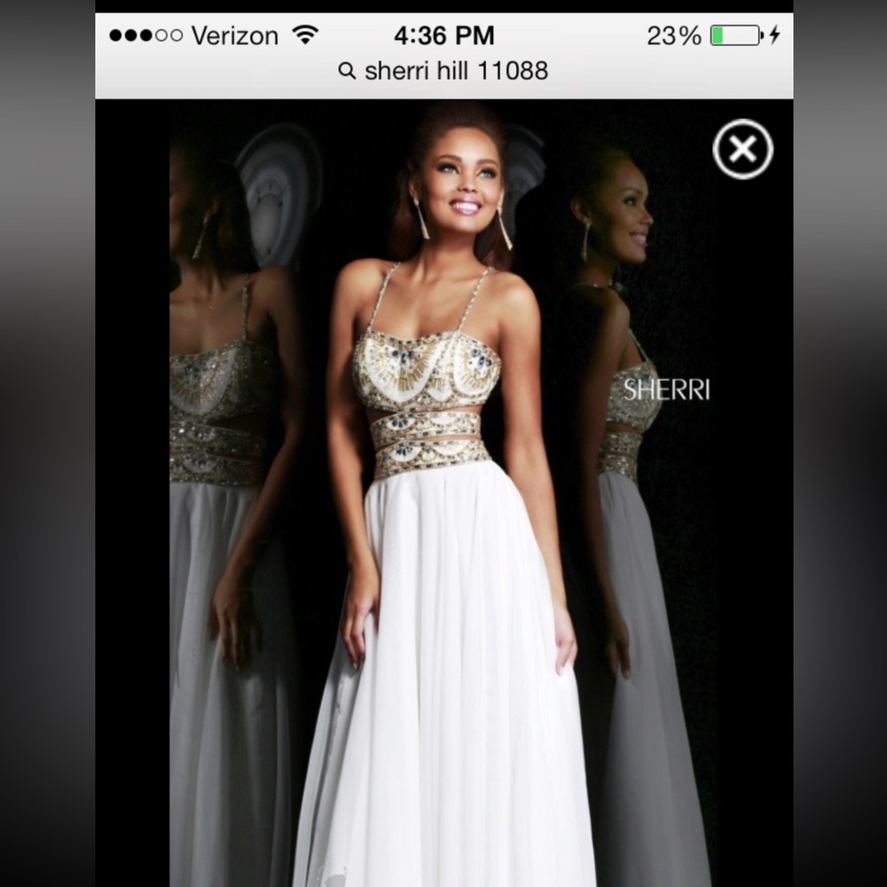 Sherri Hill Prom Dress 11088 size 4 BLACK